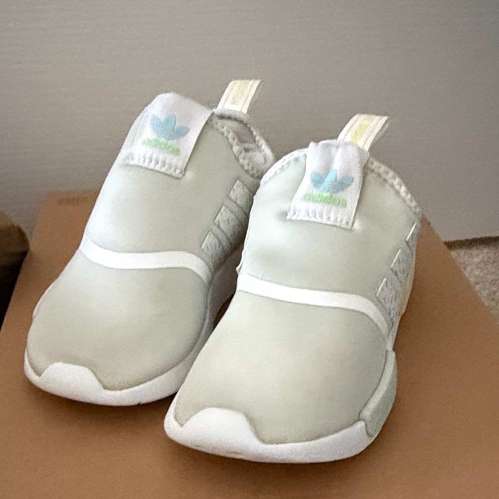 Adidas Kids Cream Slip-On Sneakers
